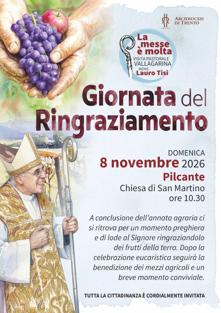 Giornata Ringraziamento 08/11 – Pilcante