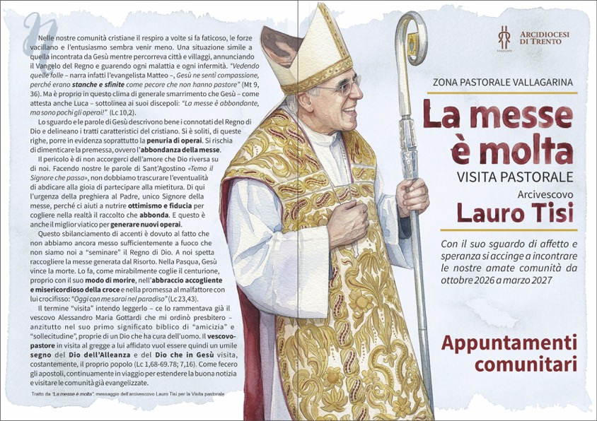 Appuntamenti comunitari – visita pastorale Arcivescovo Lauro Tisi